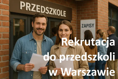 Rodzice zapisujący dziecko do&nbsp;przedszkola